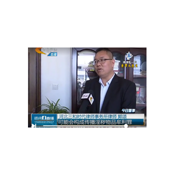 接受河北电视台经济频道今日资讯的采访