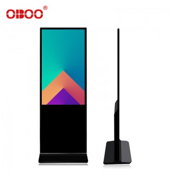 OBOO品牌55寸安卓触控一体机电脑触摸屏查询液晶广告机厂家