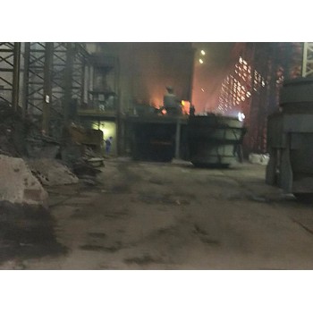 电弧炉除尘设备 电弧炉除尘罩现场