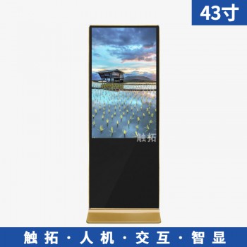 触拓CHUTO品牌工厂43寸立式液晶安卓网络广告机