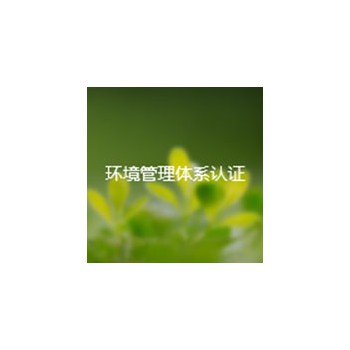 环境管理体系认证