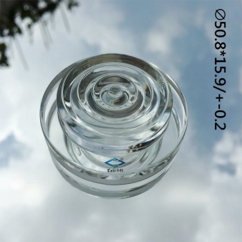 螺纹镜 菲涅尔螺纹镜玻璃 异形硼硅玻璃器件定制