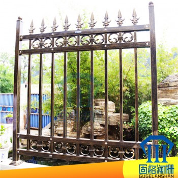 固格澜栅 厂家直销 锌钢庭院围墙护栏 直供徐州连云港