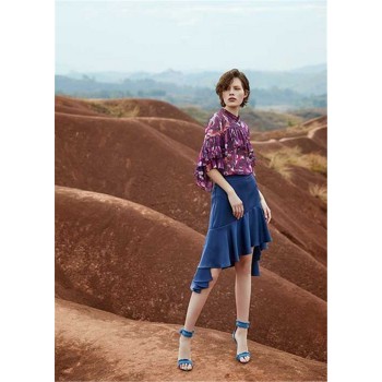 杭州品牌女装折扣批发19新款卡蔓精品尾货女装进货渠道