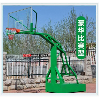 户外移动平箱篮球架 箱体1米*2米标准比赛高度