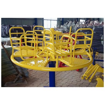 小区公园儿童娱乐器材转转椅 组合滑梯尺寸报价