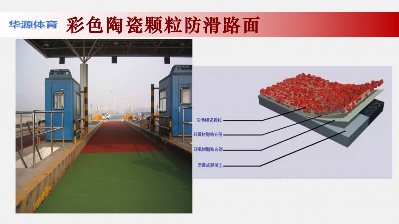 华源陶瓷颗粒彩色防滑路面-6