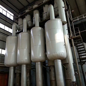 出售二手70吨四效降膜式蒸发器 mvr多效蒸发器厂家