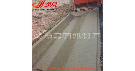 路缘石滑模机自动路缘石滑模成型机施工技术升级