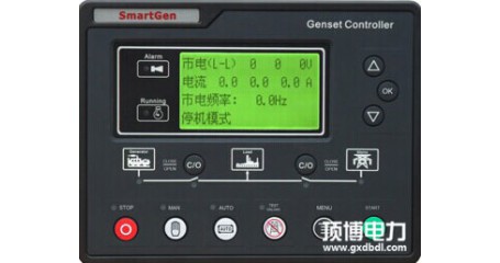 柴油发电机组众智HGM6110控制器按键功能