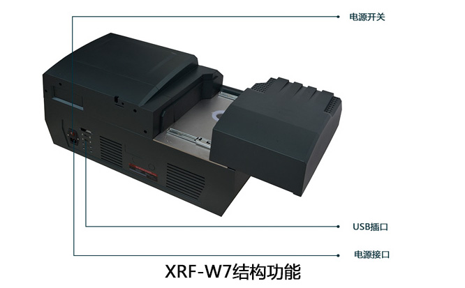 仪器的正面结构功能展示