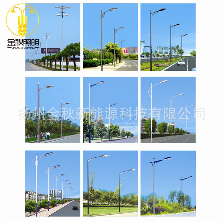 金秋新款大型会场 广场景观灯生产厂家 仿古现代欧式双头庭院灯价格 方形立柱led景观灯 批发别墅区公园 太阳能景观灯示例图23