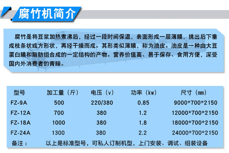 全自动腐竹机厂家