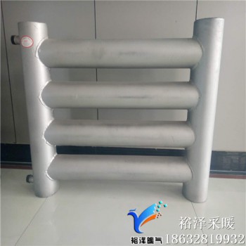 光排管暖气片D65-2-6大型光面管生产定制裕泽采暖