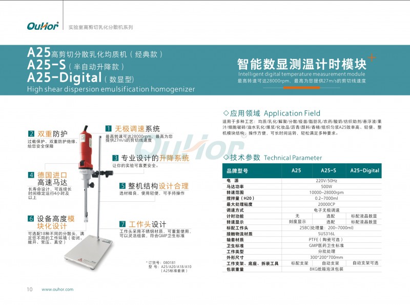 11-A25实验室高剪切乳化机
