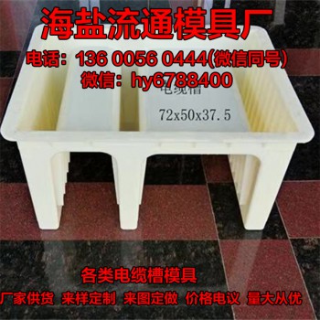 厂家批发高速路马路牙子塑料注射成型电缆槽模具对规格模型可定制