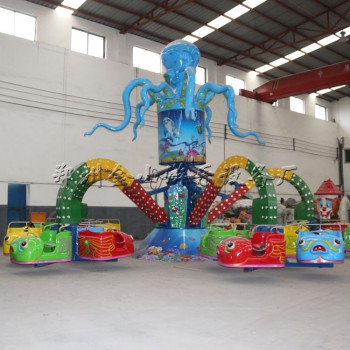 疯狂旋转大章鱼价格 儿童游乐设备厂家供应
