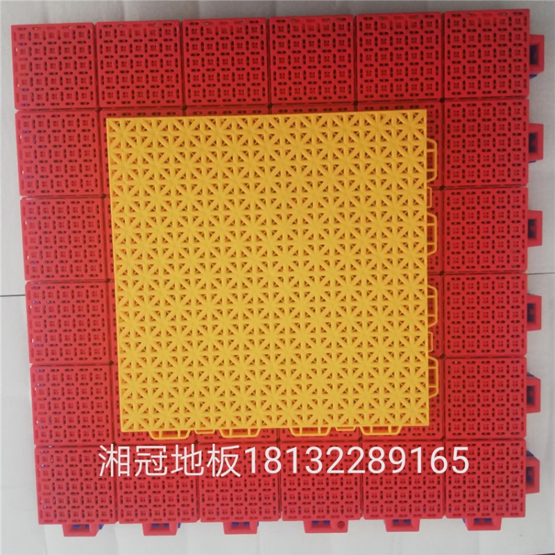 上饶篮球场拼装悬浮运动地板 上饶篮球场拼装悬浮运动地板