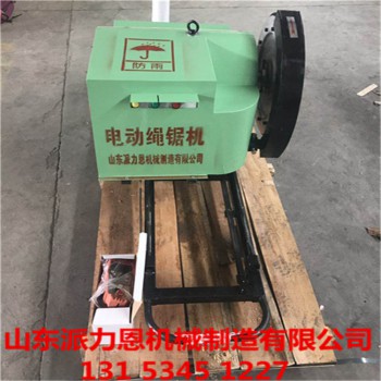 22KW混凝土绳锯机功能 电动绳锯机钢筋混凝土桥面楼板切割