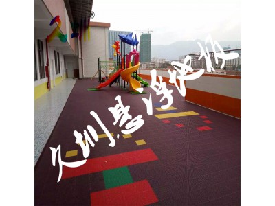 幼儿园塑料运动地板 幼儿园悬浮塑胶拼装地板 PP悬浮式地板