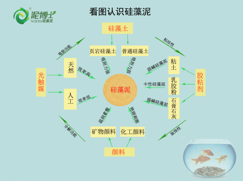 看图认识硅藻泥