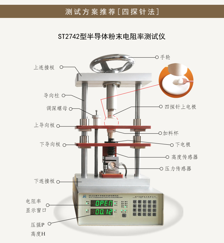 半导体粉末及其氧化物电阻率测试仪