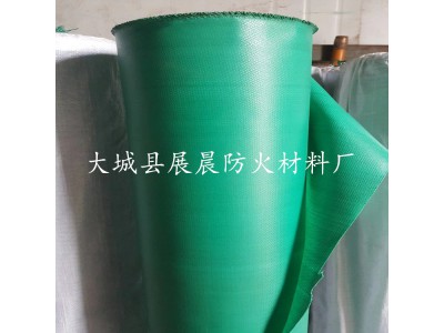生产阻燃防火布 涂胶绿色玻璃纤维防火布 涂层玻璃纤维布厂家