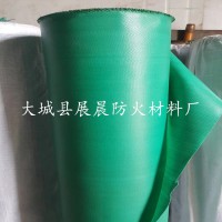 生产阻燃防火布 涂胶绿色玻璃纤维防火布 涂层玻璃纤维布厂家