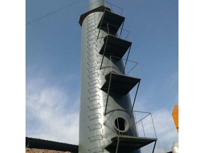 河南卓昊焦作3×15米碳钢脱硫塔使用10年以上