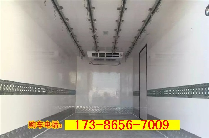 大型东风天锦冷藏车6.1米 6.6米 7.4米 8.6米 9.6米厢体冷链运输车厂家 厢式冷藏车示例图7