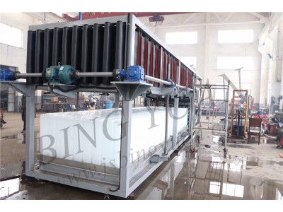 宜兴冰源日产15T直冷块冰机，应用于果蔬，海鲜水产的长途运输