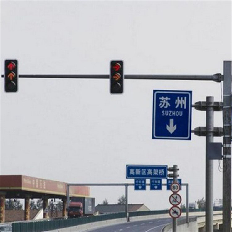 扬州厂家定制交通信号灯价格指示灯框架式信号灯杆LED交通红绿灯厂家高速公路龙门架工程人行道红绿灯带语音提示示例图4