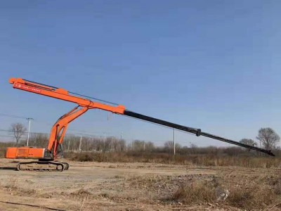 18米-32米长臂伸缩臂挖斗机或抓斗机