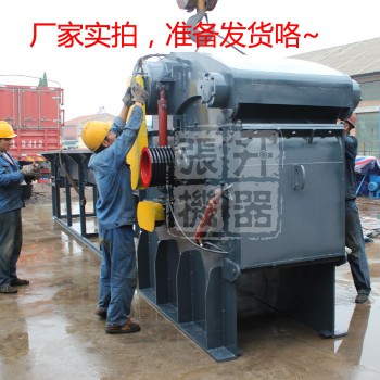 新款集装箱木材破碎设备移动式大树墩生物质综合木材切片机