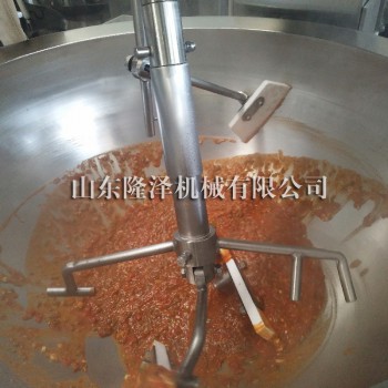 不锈钢多爪酱料炒锅生产设备价格 红油熬制设备