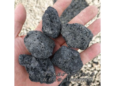 沧州本格红色火山石 褐色黑色火山石 园艺火山石