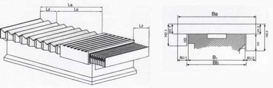 机床风琴防护罩设计图