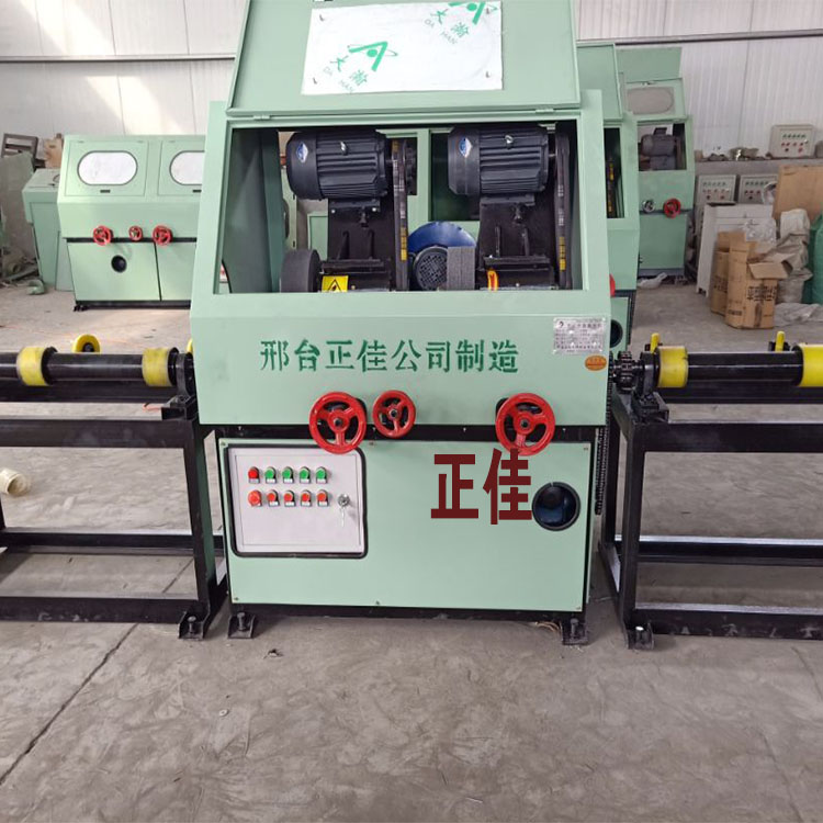 圆棒圆管抛光拉丝机 环保型铝管除锈拉丝机