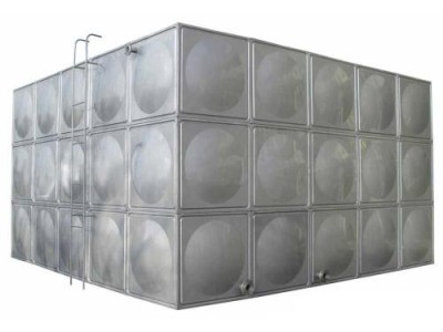 不锈钢圆桶水箱 不锈钢肋板水箱