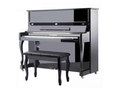 电钢琴批发世爵L123 重锤烤漆带缓降专业学习立式电钢琴