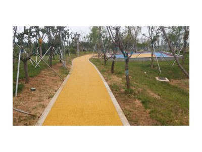 透水地坪 文礼 彩色透水地坪厂家 生态透水地坪材料