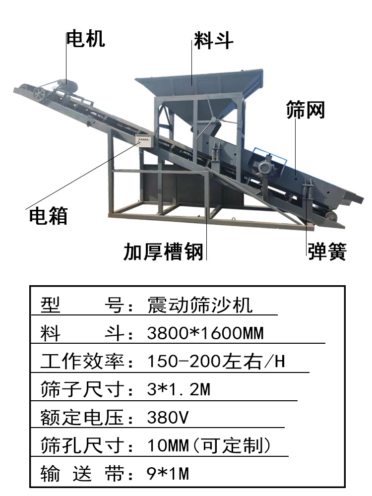 震动筛参数