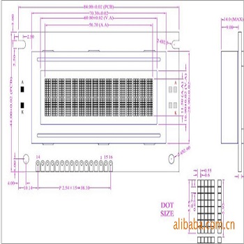 密码键盘、电话机、智能数字仪表、呼叫器LCM液晶显示模块