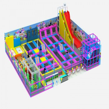 室内大型成人蹦床蹦蹦床儿童乐园游乐设备厂家