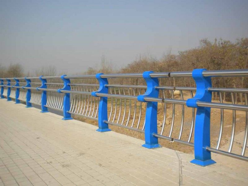 河道护栏	加工定做 不锈钢灯光护栏	可加工定制