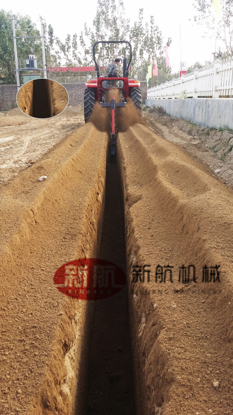 传开沟机效果图