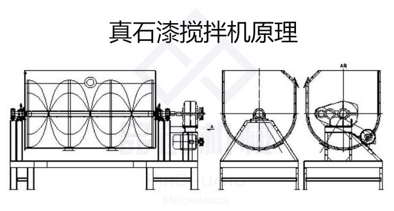 供应抗翻转真石漆搅拌机 多功能不锈钢真石漆搅拌机 U型搅拌机示例图9