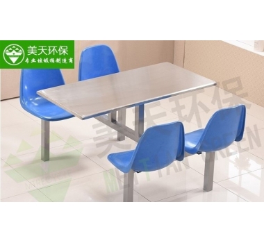 不锈钢餐桌椅组合、食堂餐桌椅、大理石餐桌椅、连体餐桌椅