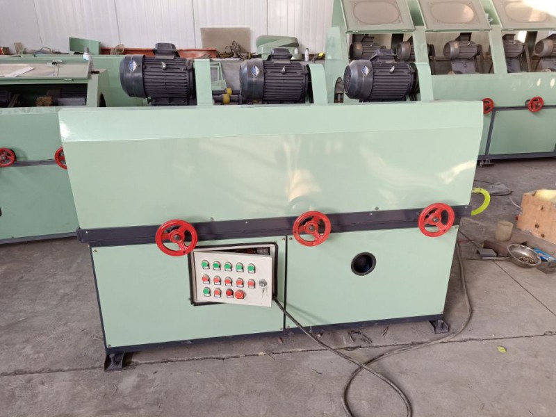 冷拔管外圆抛光去氧化皮机 全自动钢管抛光机