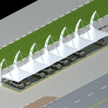 膜结构汽车棚多少钱